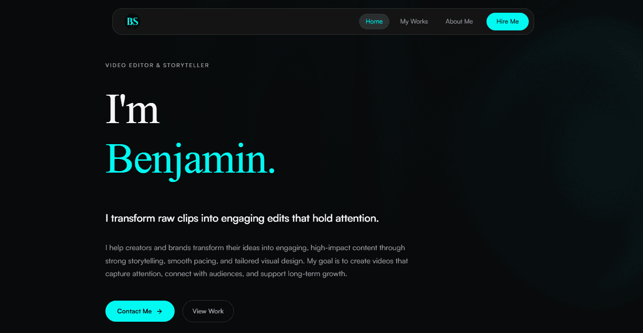 Benjamin Portfolio